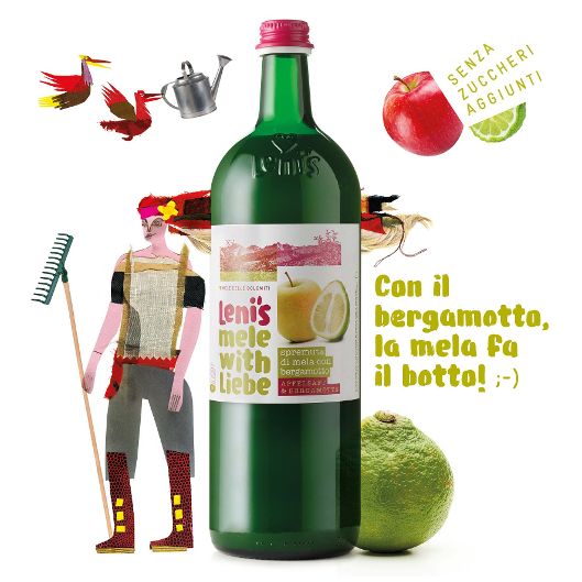 Spremuta di mela Leni's con Bergamotto: con il Bergamotto, la mela fa il botto