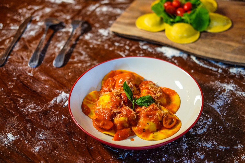 ravioli di burrata