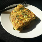 frittata di cipolle bianche