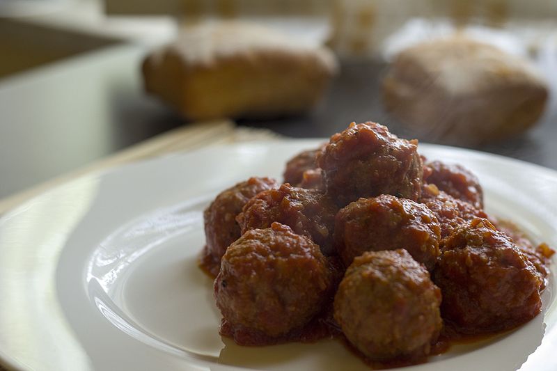 polpette al sugo al forno