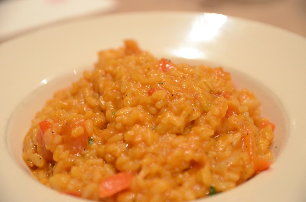 risotto con gamberoni