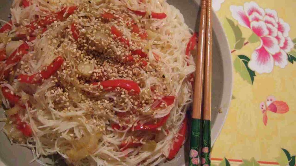ricetta spaghetti di riso