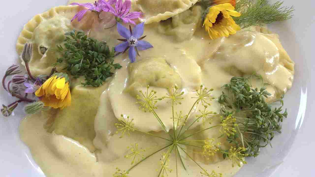 condimento per ravioli di pesce